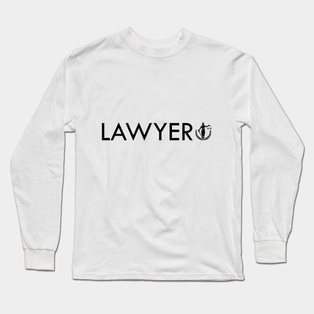 Lawyer Long Sleeve T-Shirt by ryspayevkaisar